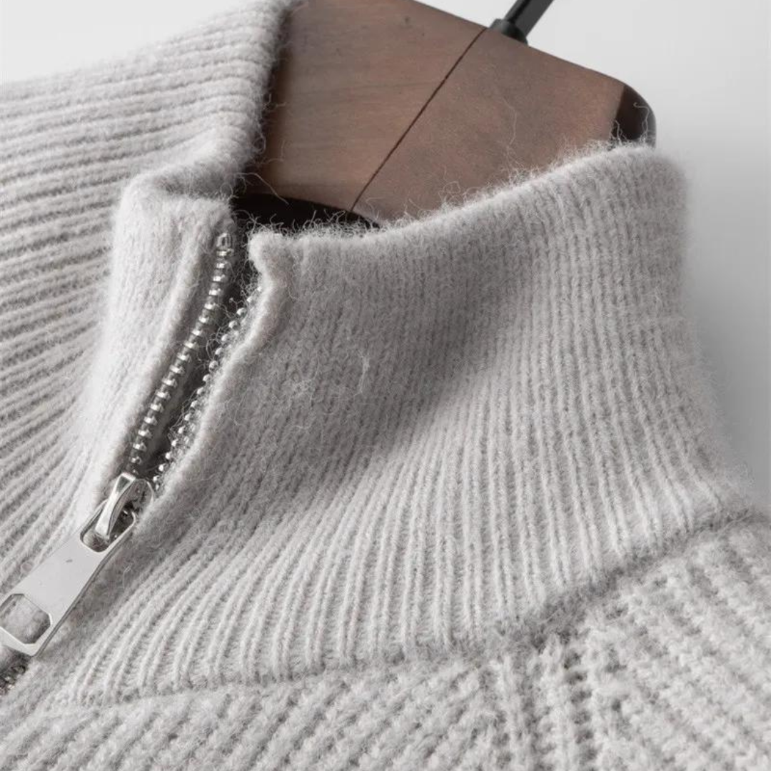 Colton Cashmere Zip Sweater | Marvex