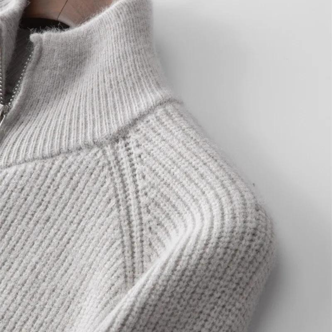 Colton Cashmere Zip Sweater | Marvex